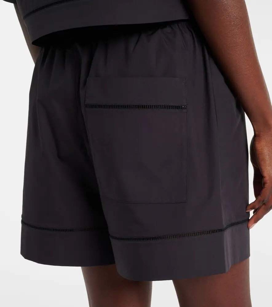 RÓHE Róhe Embroidered cotton poplin shorts | Thumbnail 5