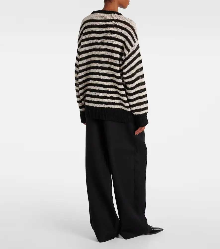 RÓHE Róhe Striped linen-blend sweater | Thumbnail 2