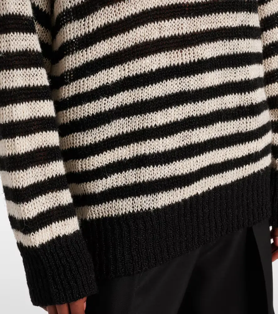 RÓHE Róhe Striped linen-blend sweater | Thumbnail 3