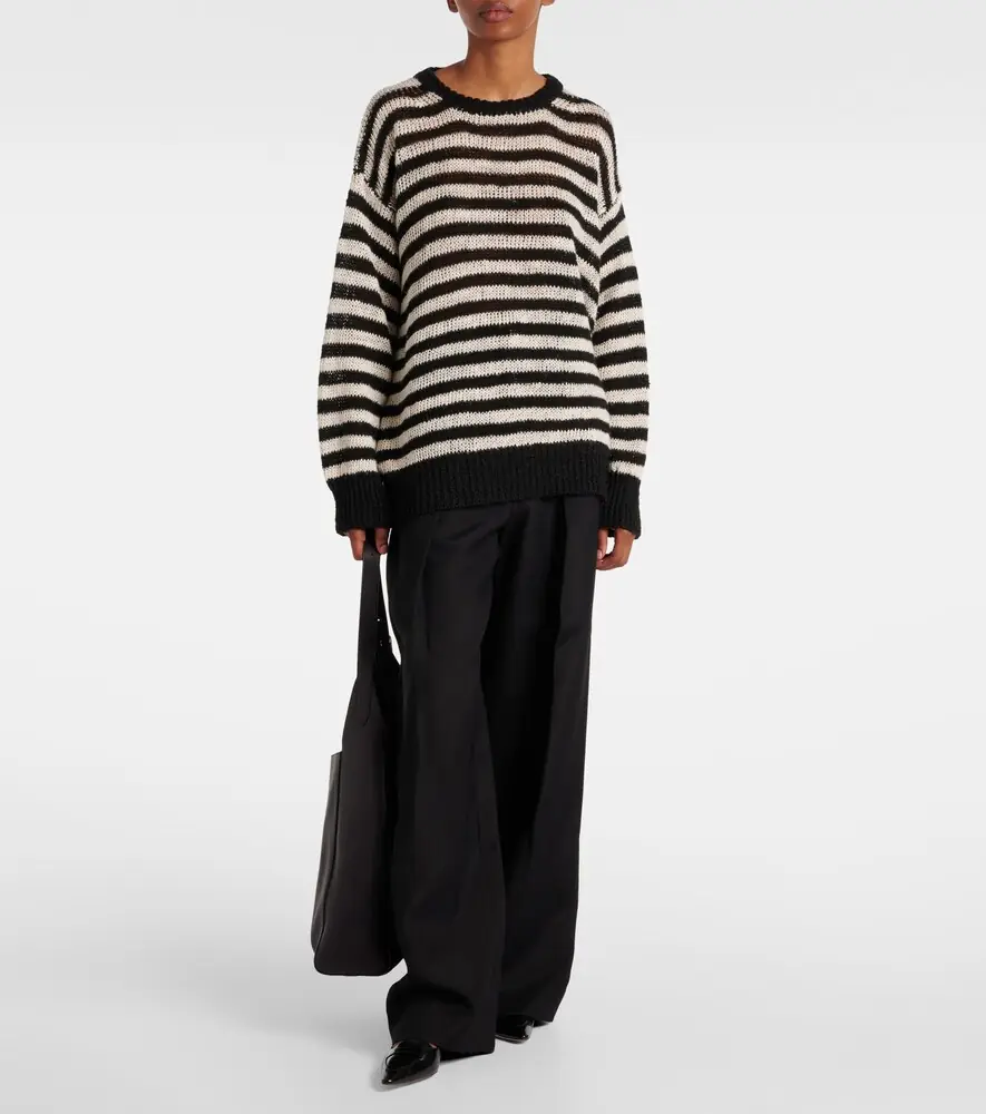 RÓHE Róhe Striped linen-blend sweater | Thumbnail 5
