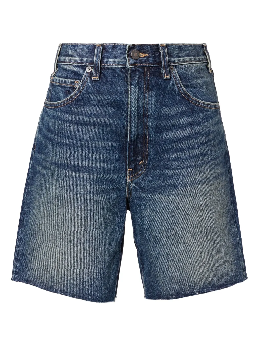 Nili Lotan Russel mid-rise denim shorts