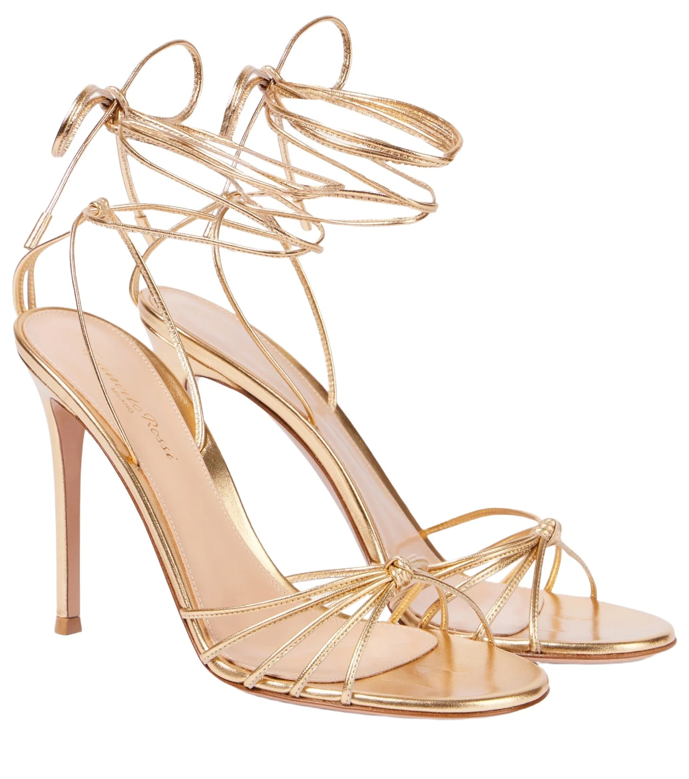 105 metallic leather sandals 105 metallic leather sandals