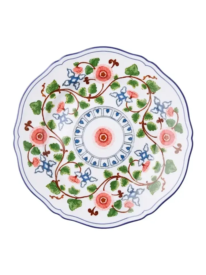Cabana x Ginori 1735 Martina porcelain dinner plate