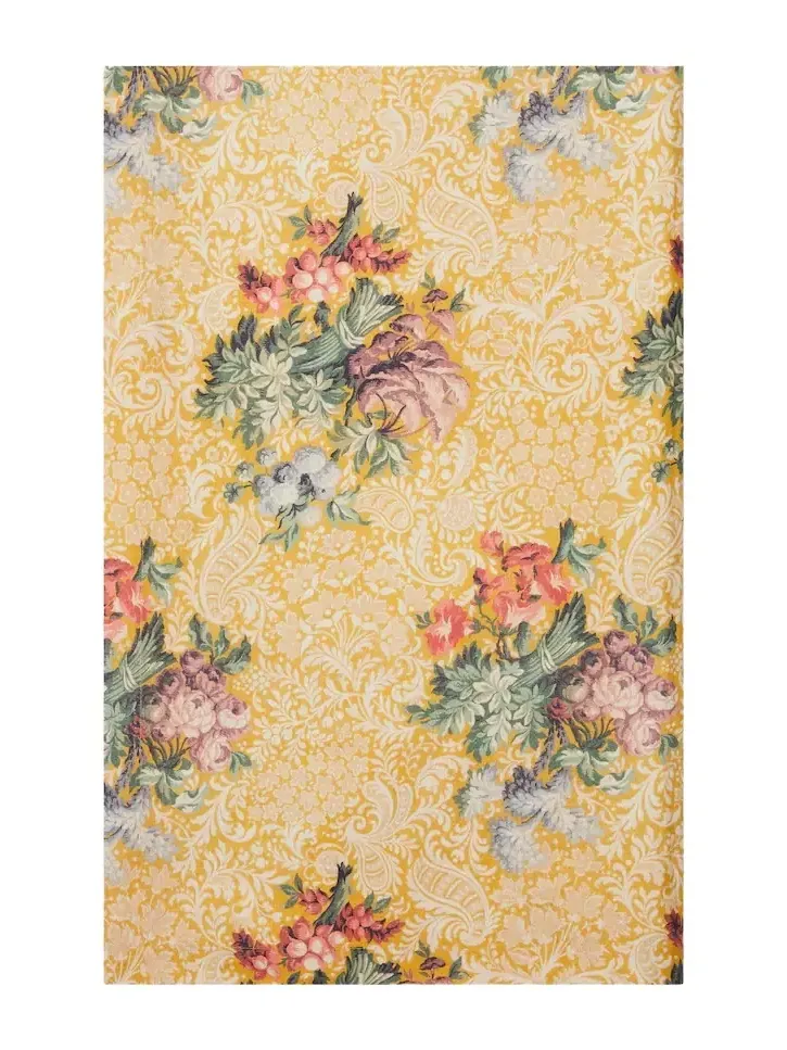 Cabana Peonia floral linen tablecloth