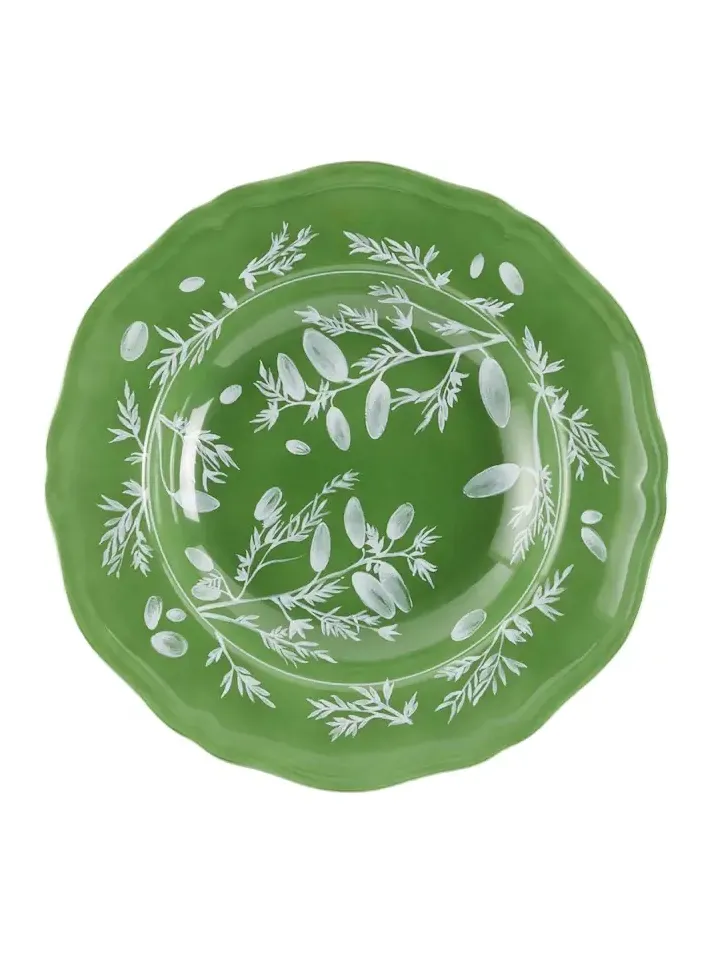 Cabana x Ginori 1735 porcelain soup plate
