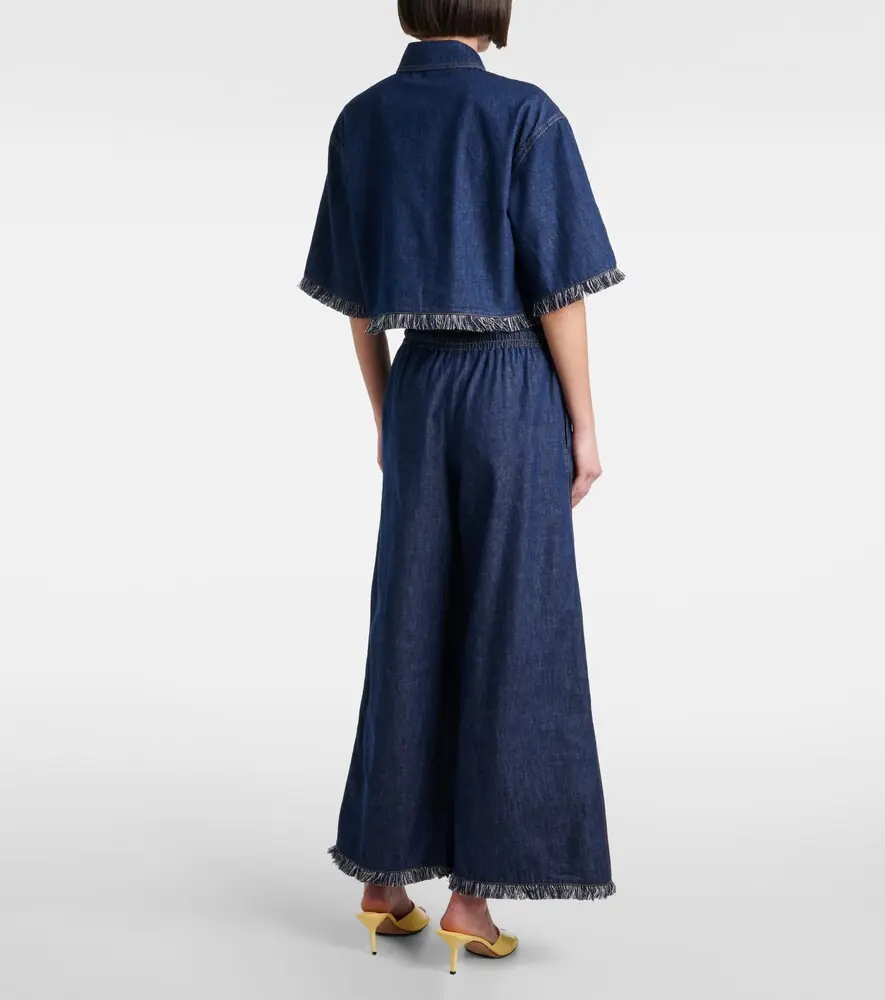Zimmermann Rhiannon fringed denim shirt | Thumbnail 2 Zimmermann Rhiannon fringed denim shirt | Thumbnail 2