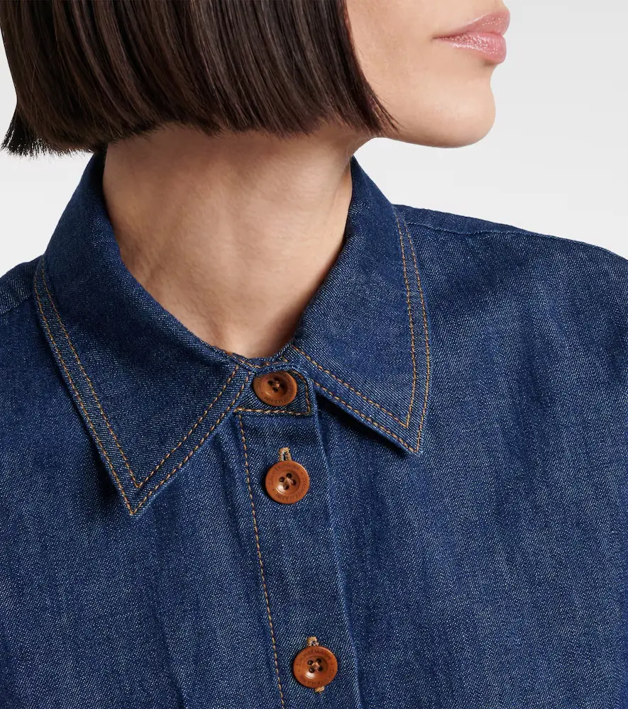 Zimmermann Rhiannon fringed denim shirt | Thumbnail 5 Zimmermann Rhiannon fringed denim shirt | Thumbnail 5