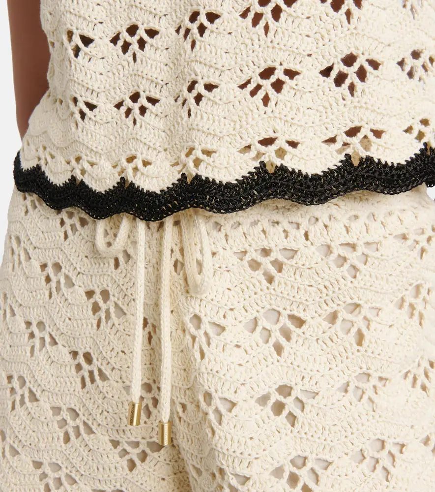 Zimmermann Rhiannon crochet cotton tank top | Thumbnail 4 Zimmermann Rhiannon crochet cotton tank top | Thumbnail 4