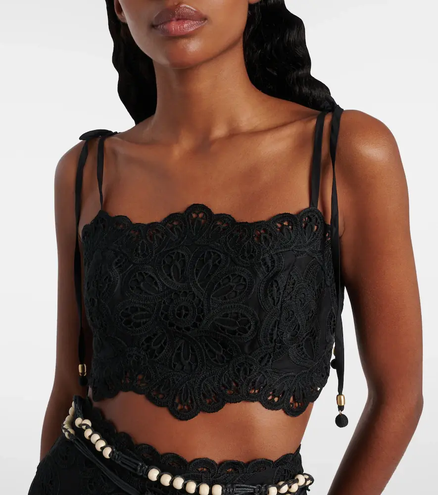 Zimmermann Rhiannon embroidered cotton top | Thumbnail 3 Zimmermann Rhiannon embroidered cotton top | Thumbnail 3