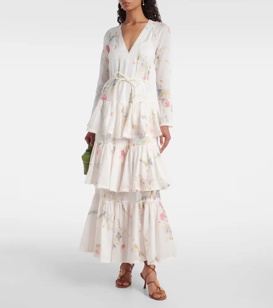 Zimmermann Lucky floral tiered cotton maxi dress | Thumbnail 2 Zimmermann Lucky floral tiered cotton maxi dress | Thumbnail 2