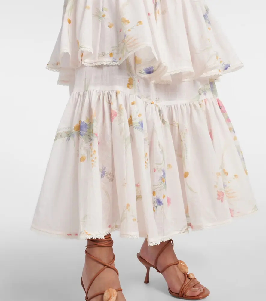 Zimmermann Lucky floral tiered cotton maxi dress | Thumbnail 6 Zimmermann Lucky floral tiered cotton maxi dress | Thumbnail 6