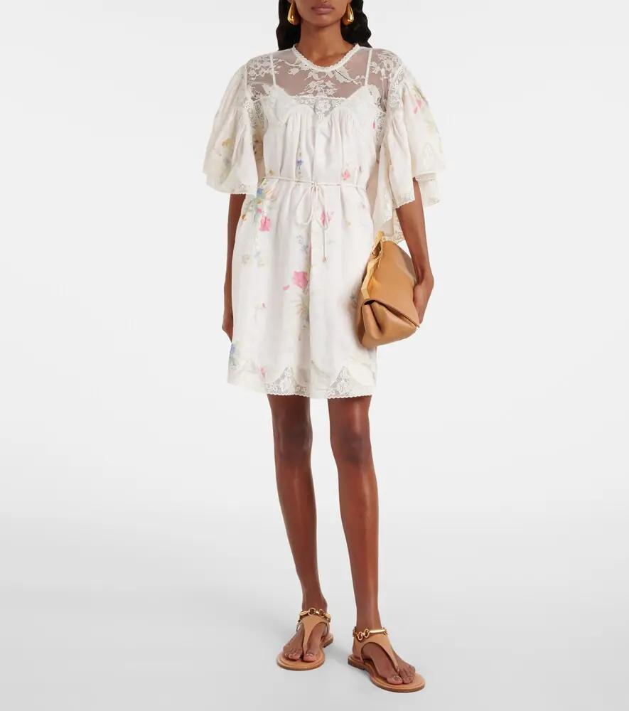 Zimmermann Lucky lace-trimmed linen minidress | Thumbnail 5 Zimmermann Lucky lace-trimmed linen minidress | Thumbnail 5