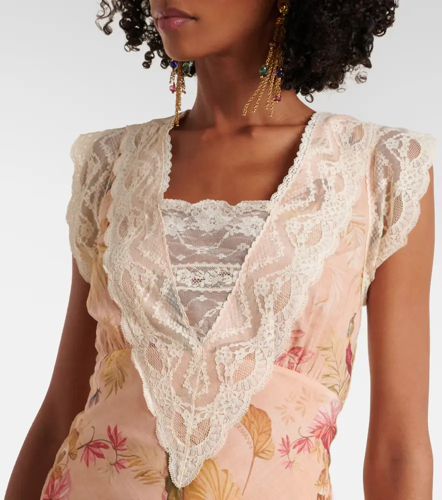 Zimmermann Ascension floral cotton midi dress | Thumbnail 4