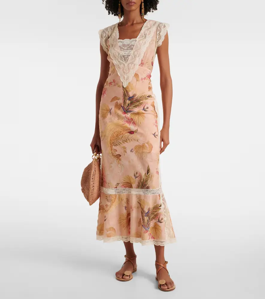 Zimmermann Ascension floral cotton midi dress | Thumbnail 6