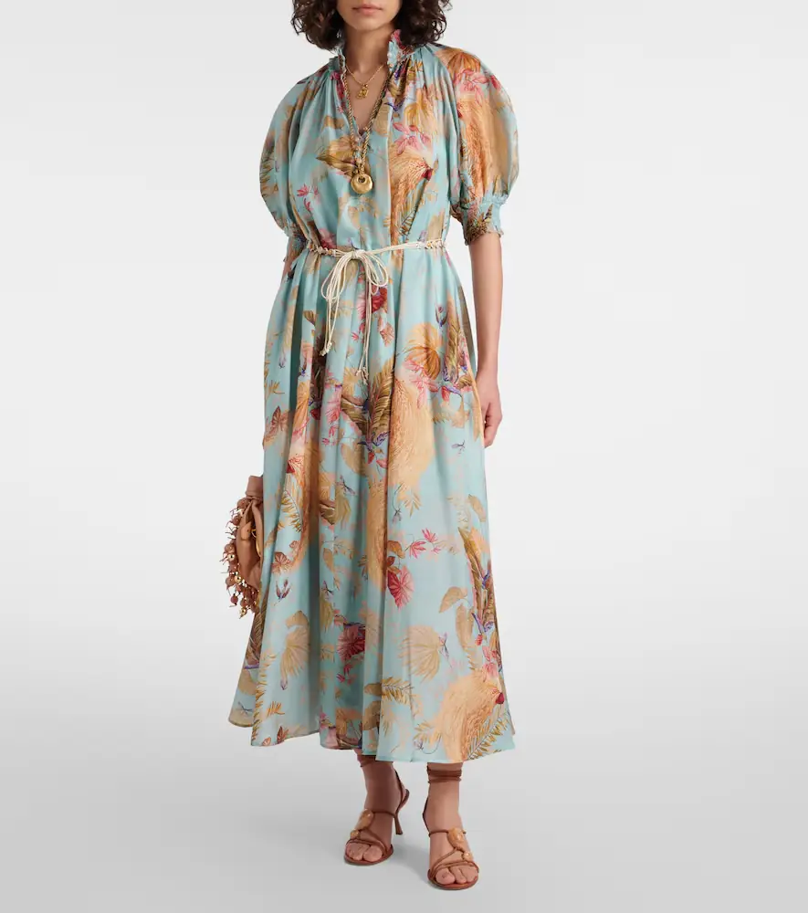 Zimmermann Ascension Billow floral silk maxi dress | Thumbnail 2 Zimmermann Ascension Billow floral silk maxi dress | Thumbnail 2