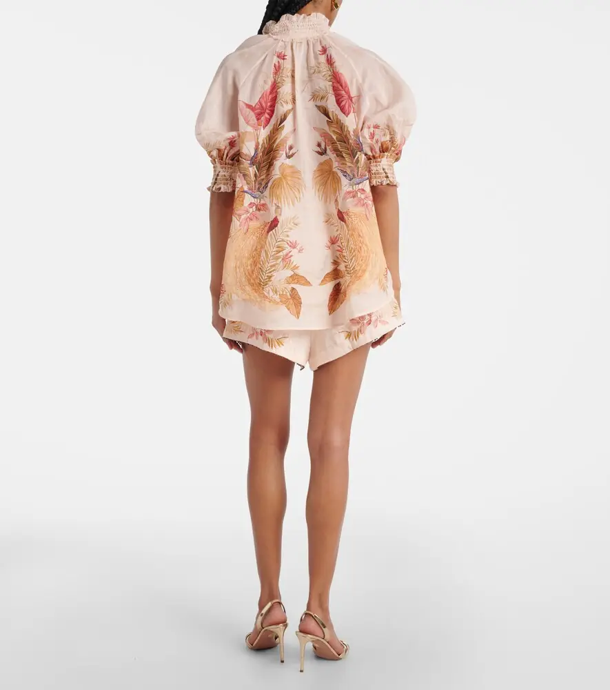 Zimmermann Ascension shirred floral blouse | Thumbnail 4 Zimmermann Ascension shirred floral blouse | Thumbnail 4