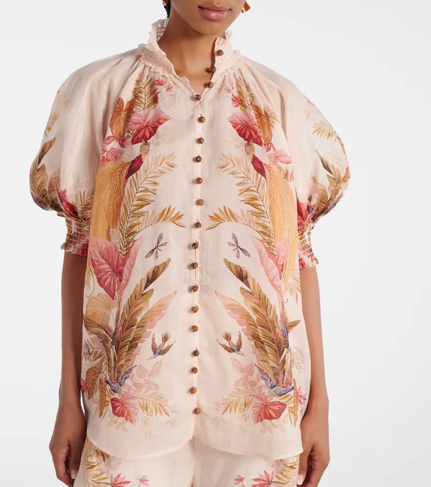 Zimmermann Ascension shirred floral blouse | Thumbnail 5 Zimmermann Ascension shirred floral blouse | Thumbnail 5