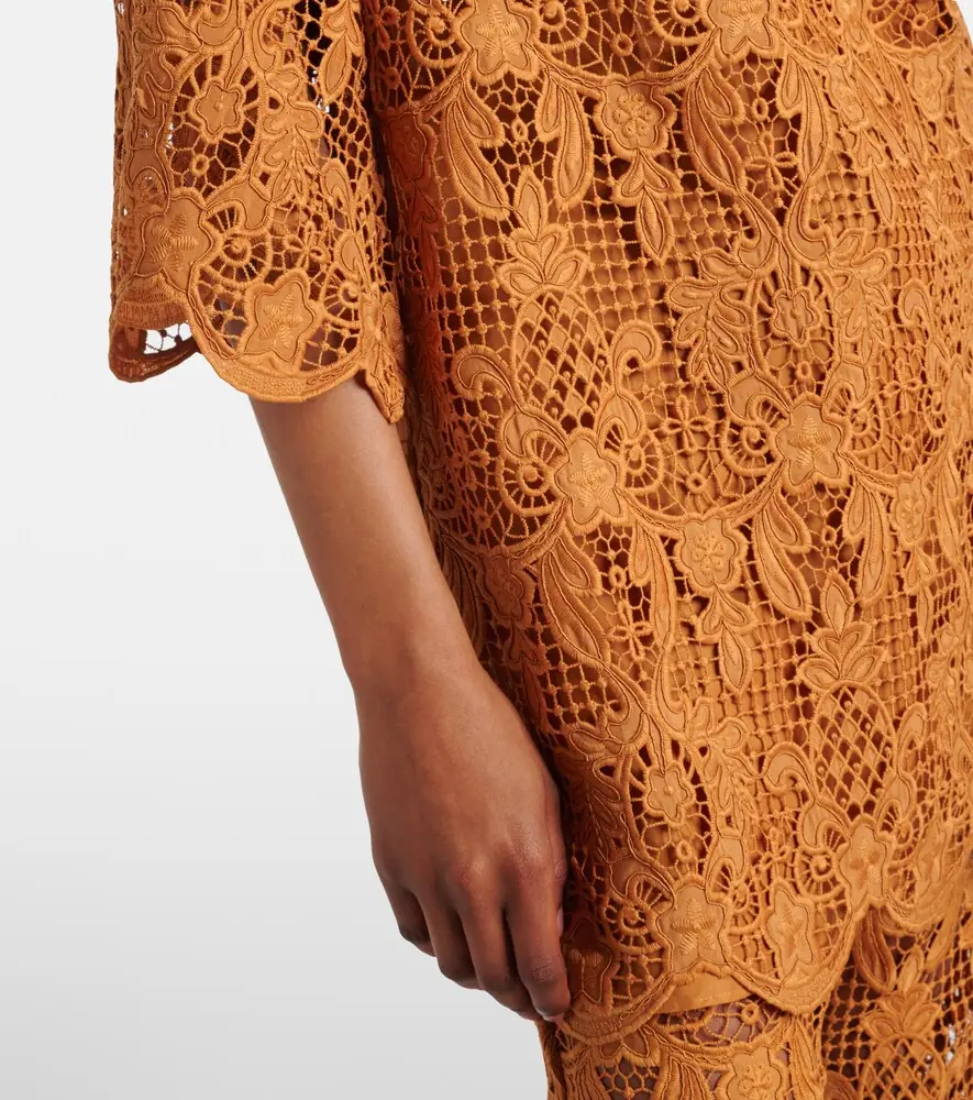 Zimmermann Coco scalloped lace top | Thumbnail 4 Zimmermann Coco scalloped lace top | Thumbnail 4
