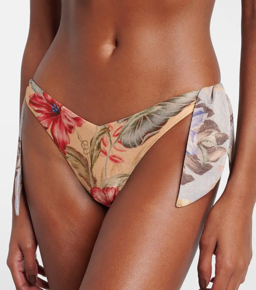 Zimmermann Coco bow-detail floral bikini bottoms | Thumbnail 3