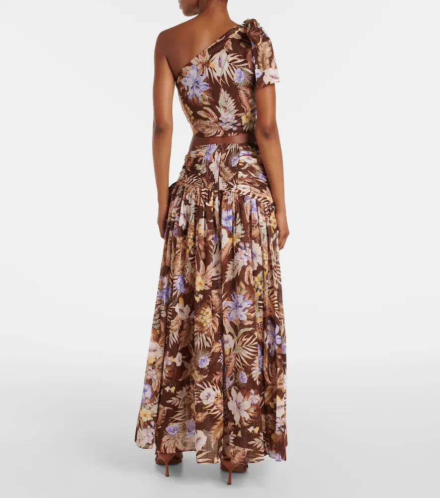 Zimmermann Coco floral one-shoulder cotton top | Thumbnail 4 Zimmermann Coco floral one-shoulder cotton top | Thumbnail 4