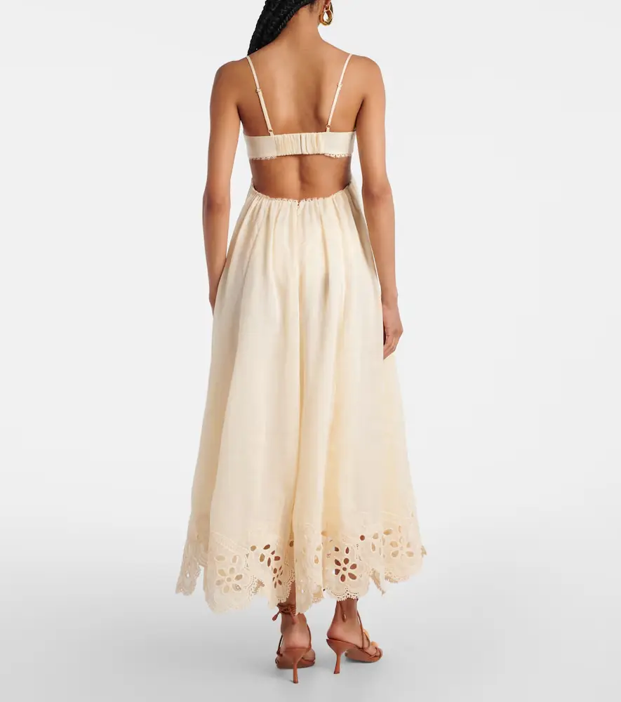 Zimmermann Coco embroidered ramie maxi dress | Thumbnail 2 Zimmermann Coco embroidered ramie maxi dress | Thumbnail 2