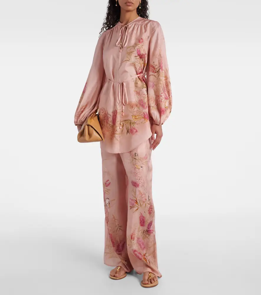 Zimmermann Cascadian floral silk tunic | Thumbnail 2