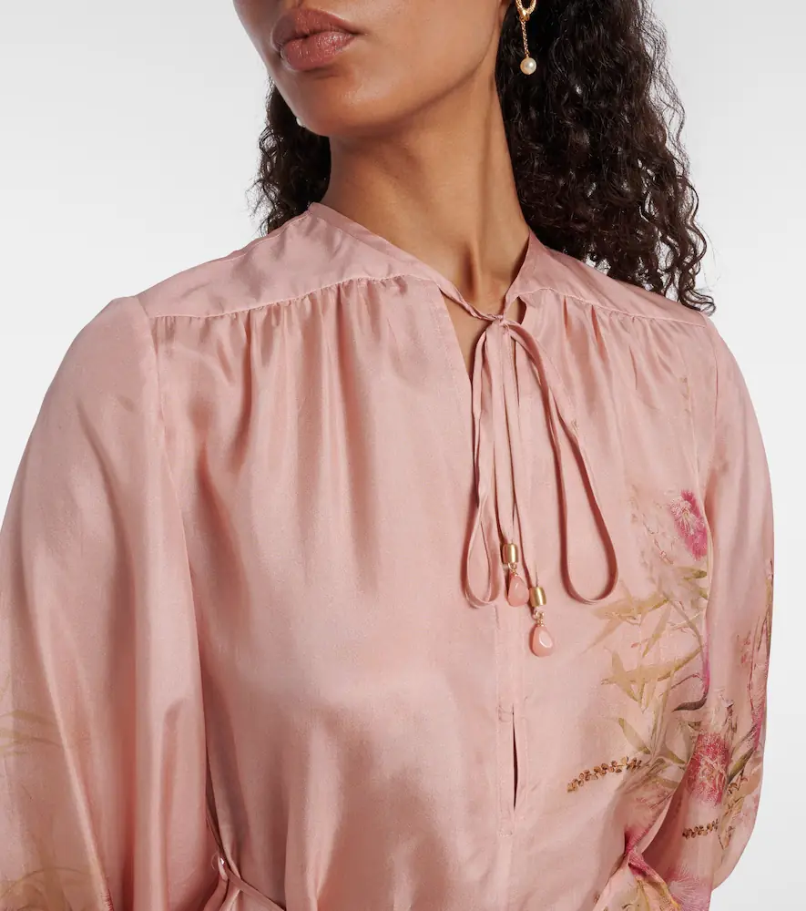 Zimmermann Cascadian floral silk tunic | Thumbnail 4