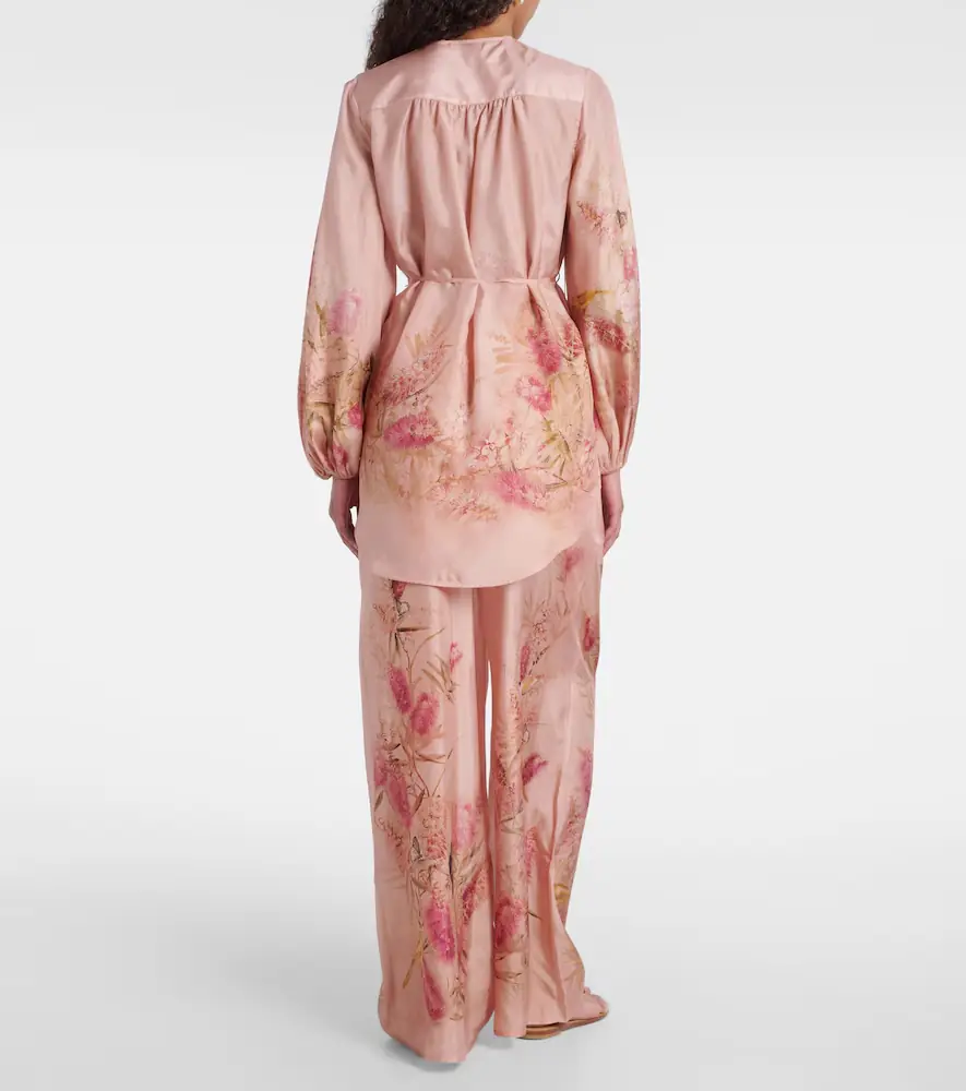 Zimmermann Cascadian floral silk tunic | Thumbnail 6