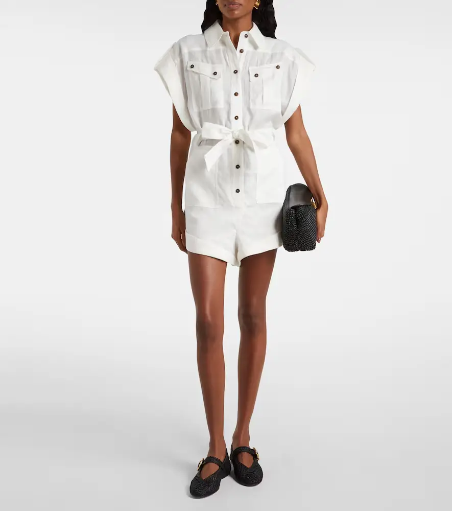 Zimmermann Linen playsuit | Thumbnail 2 Zimmermann Linen playsuit | Thumbnail 2