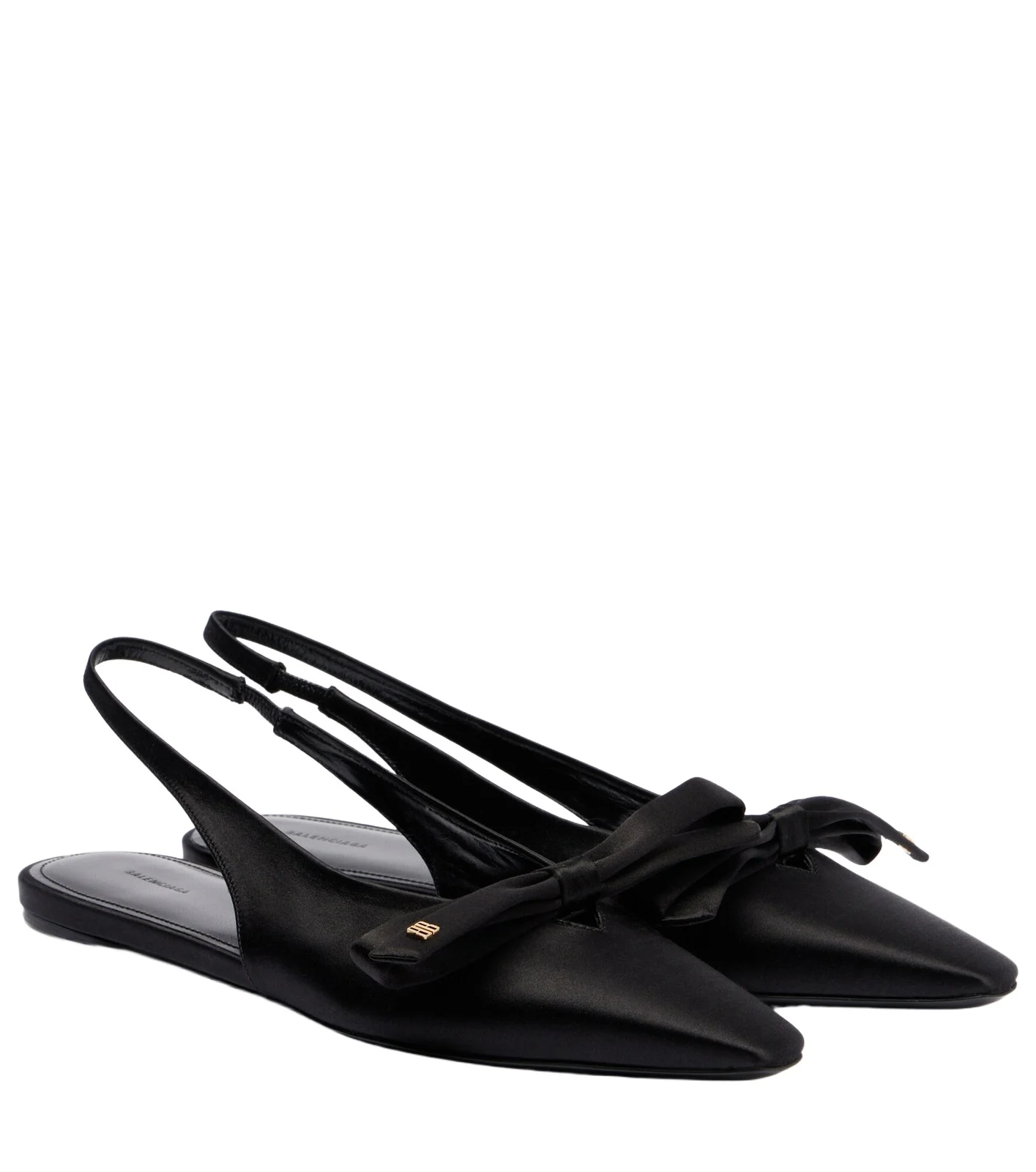 Nano BB satin slingback flats Nano BB satin slingback flats