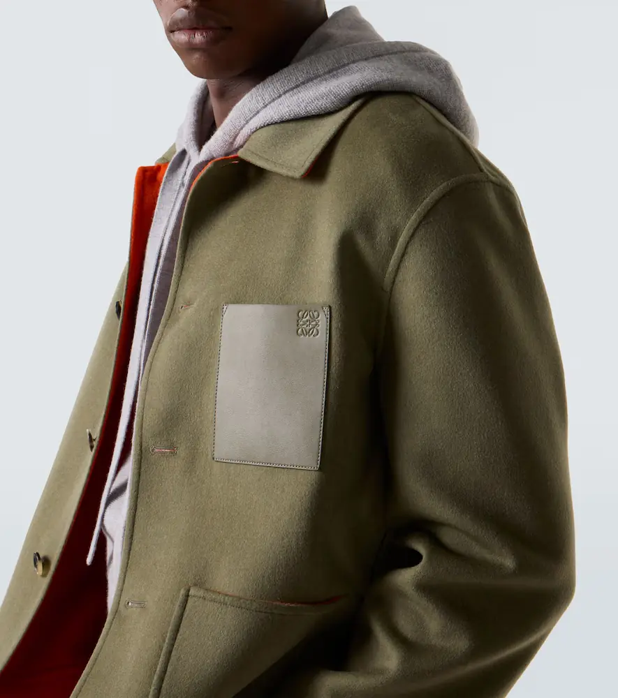 Loewe Anagram wool and cashmere jacket | Thumbnail 3 Loewe Anagram wool and cashmere jacket | Thumbnail 3