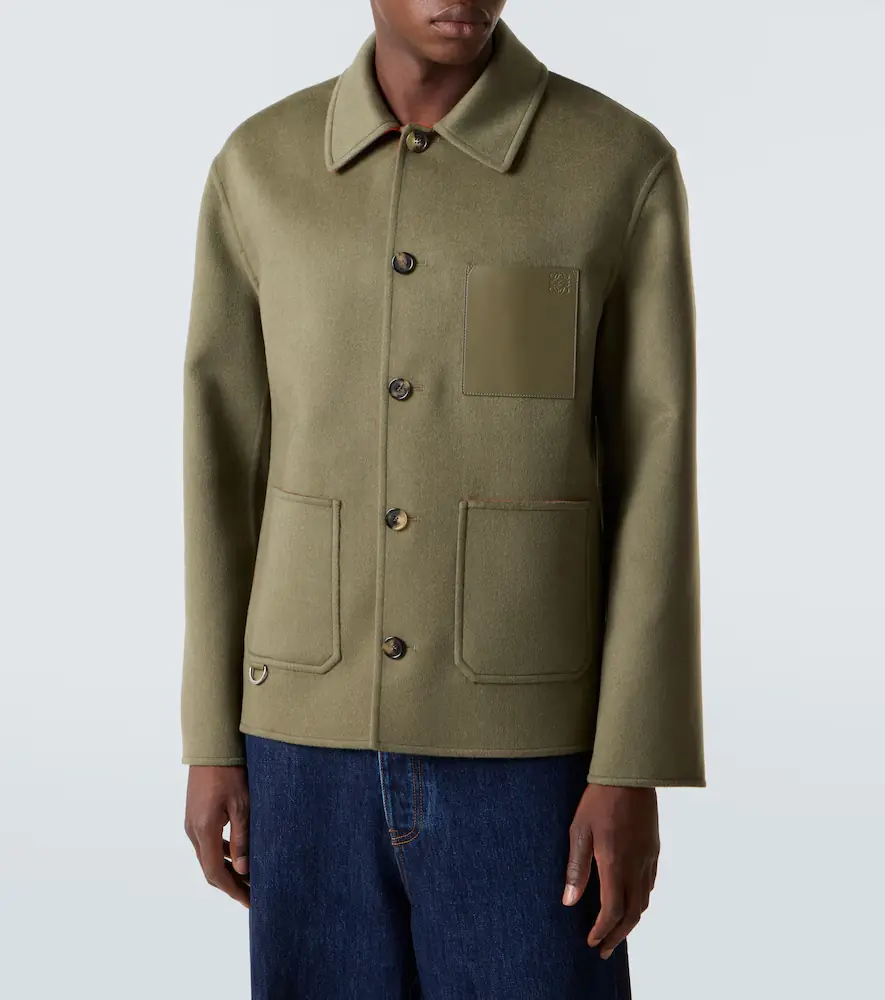 Loewe Anagram wool and cashmere jacket | Thumbnail 4 Loewe Anagram wool and cashmere jacket | Thumbnail 4