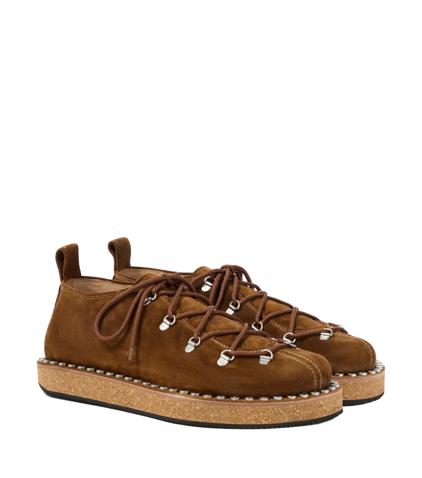 Loewe Rivet studded suede shoes