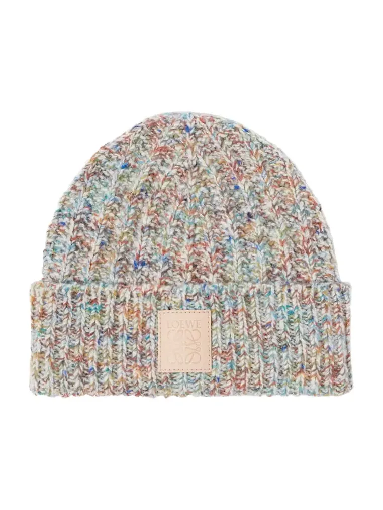 Anagram wool and cashmere-blend beanie