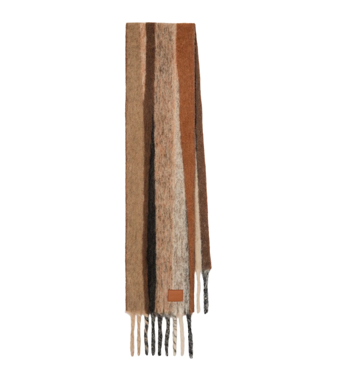 Loewe Alpaca and wool-blend jacquard scarf