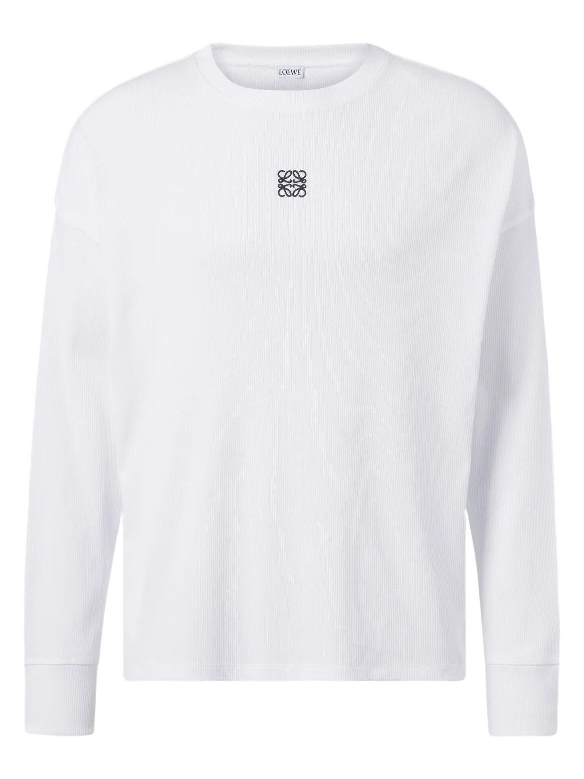 Loewe Anagram ribbed-knit cotton T-shirt