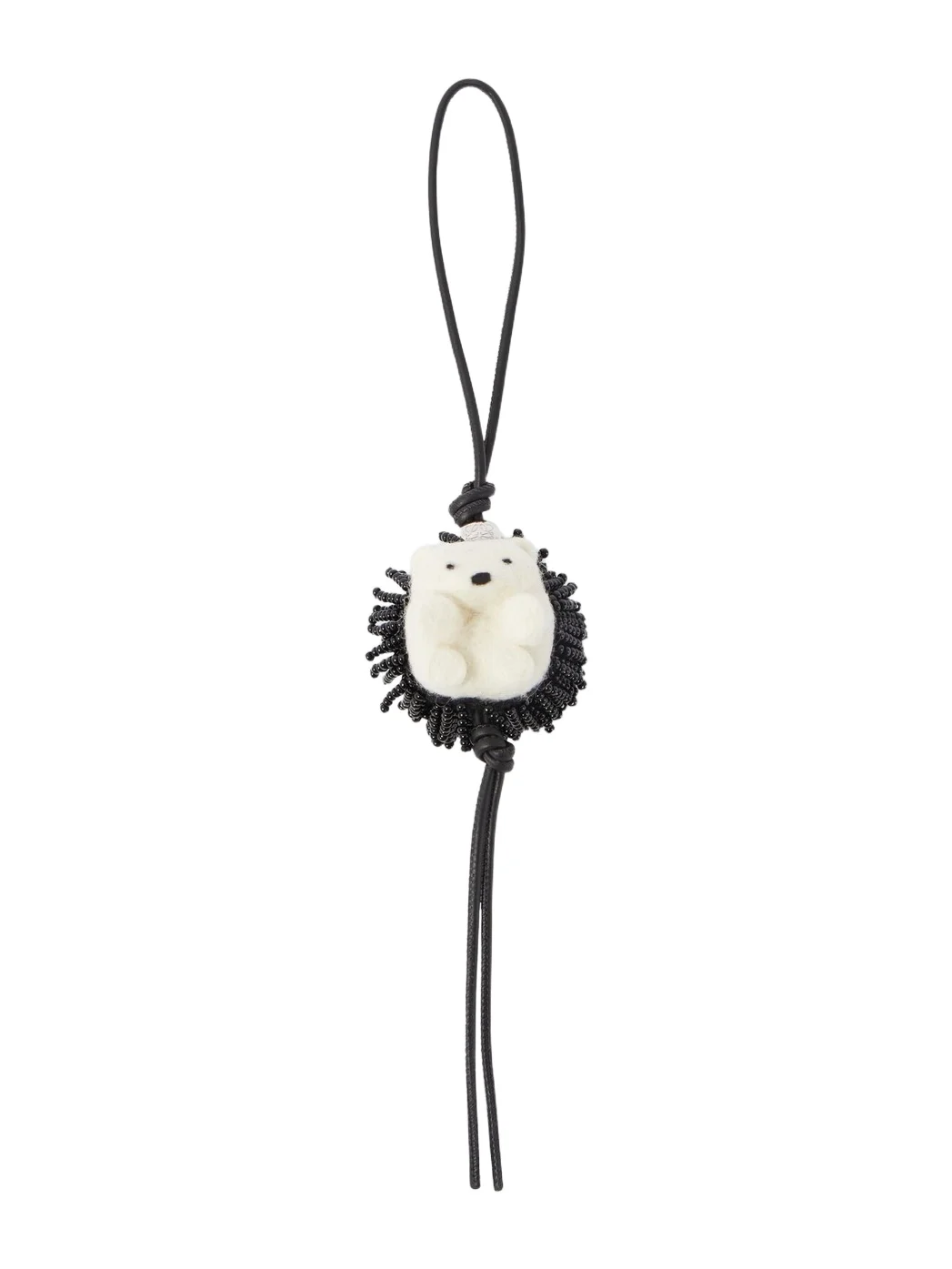 Loewe Hedgehog beaded bag charm