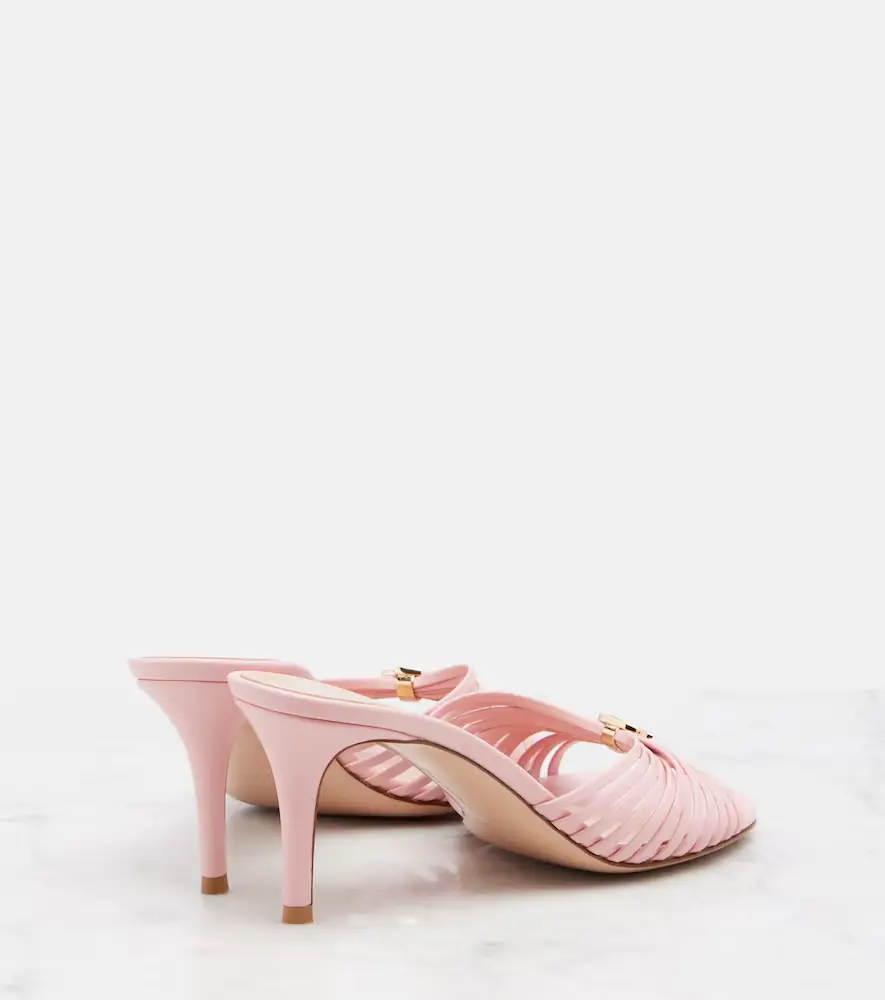 Gianvito Rossi Vyna 70 leather mules | Thumbnail 2