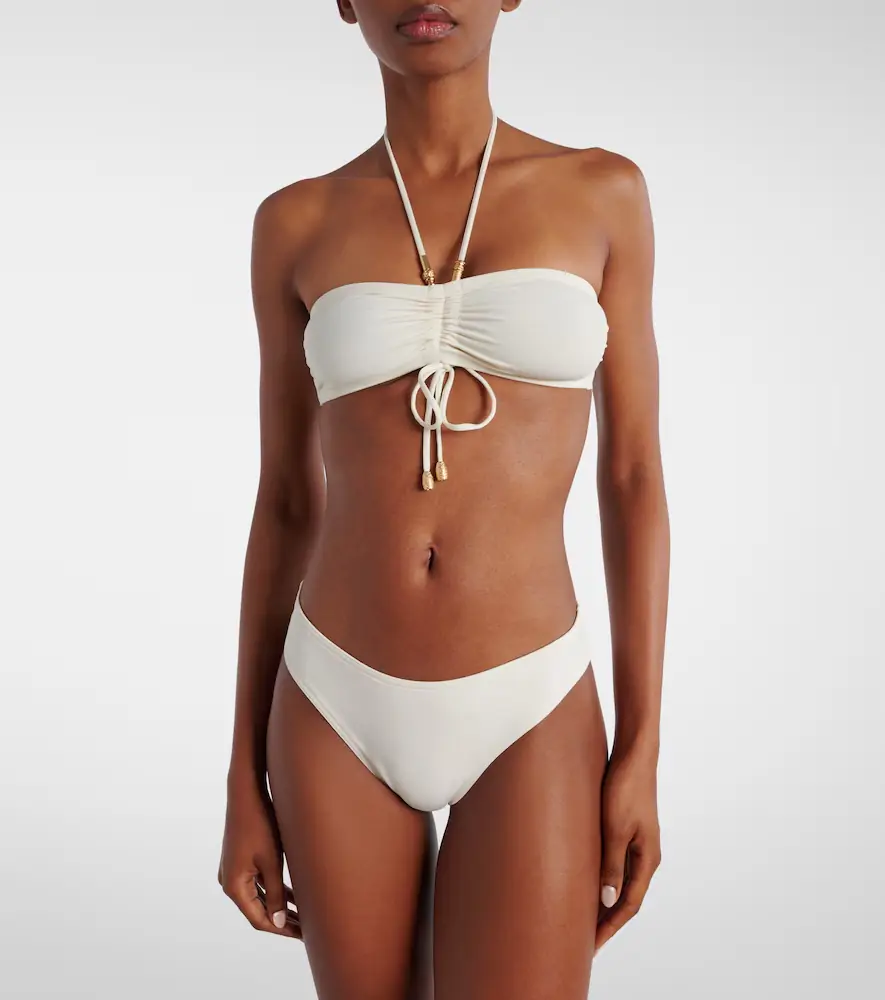 Eres Melia gathered bandeau bikini top | Thumbnail 2 Eres Melia gathered bandeau bikini top | Thumbnail 2