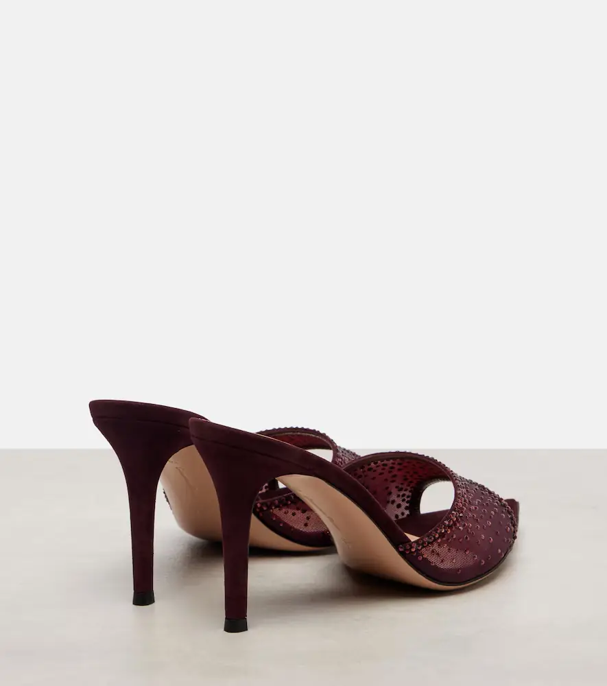 Gianvito Rossi Rania 85 crystal-embellished mules | Thumbnail 2