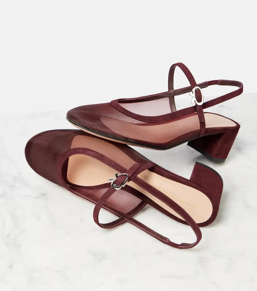 Gianvito Rossi Francoise 45 slingback Mary Jane pumps | Thumbnail 4
