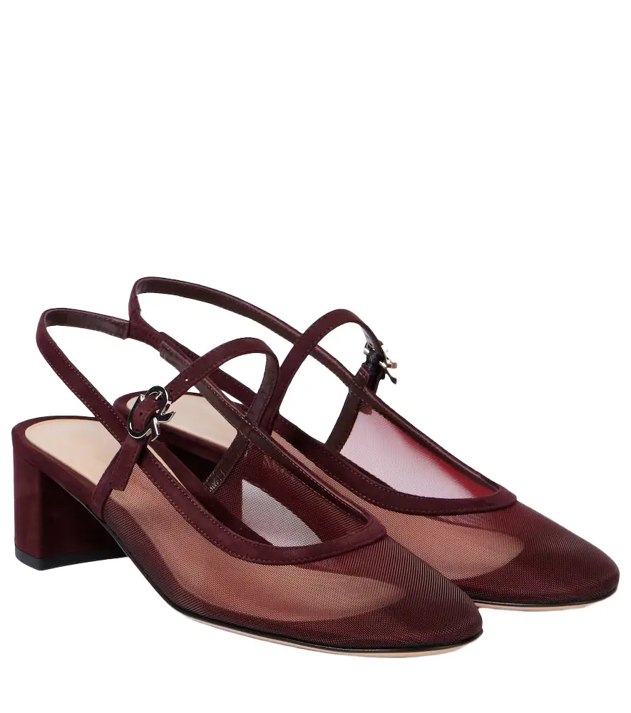 Gianvito Rossi Francoise 45 slingback Mary Jane pumps