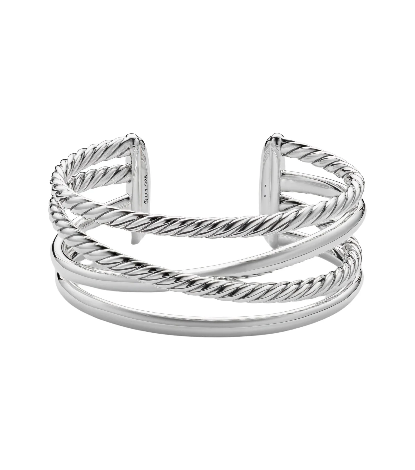 David Yurman Crossover sterling silver bracelet