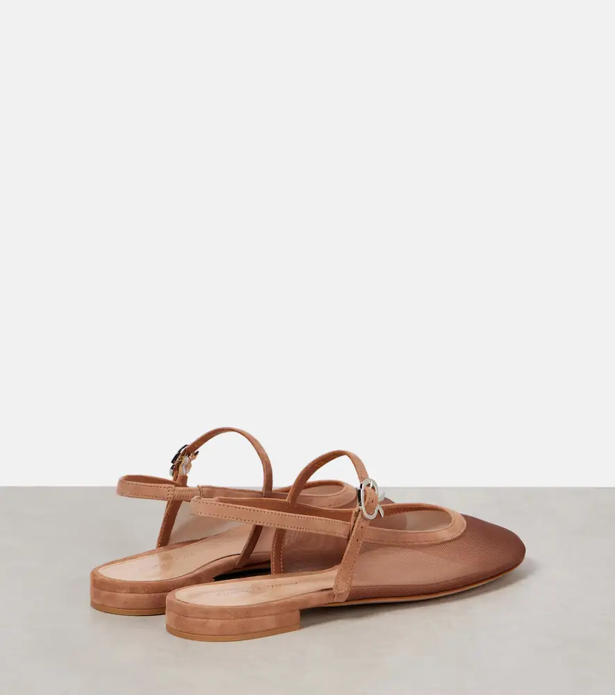 Gianvito Rossi Organza slingback flats | Thumbnail 3 Gianvito Rossi Organza slingback flats | Thumbnail 3