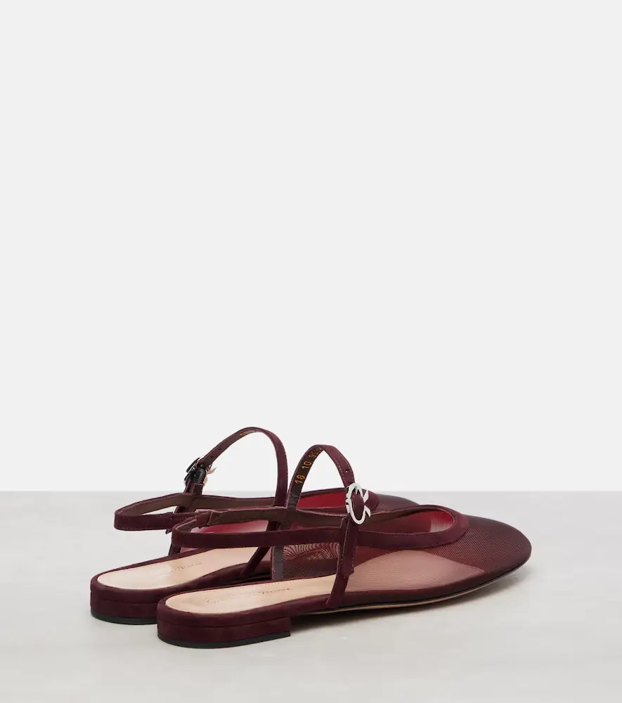Gianvito Rossi Sling organza ballet flats | Thumbnail 2 Gianvito Rossi Sling organza ballet flats | Thumbnail 2