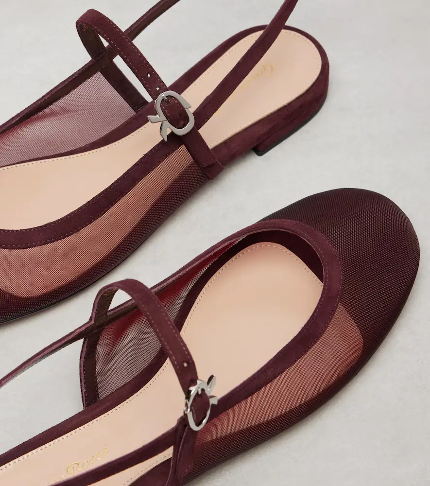 Gianvito Rossi Sling organza ballet flats | Thumbnail 3 Gianvito Rossi Sling organza ballet flats | Thumbnail 3