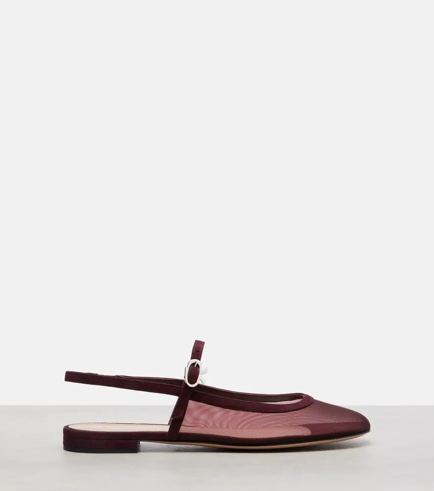 Gianvito Rossi Sling organza ballet flats | Thumbnail 4 Gianvito Rossi Sling organza ballet flats | Thumbnail 4
