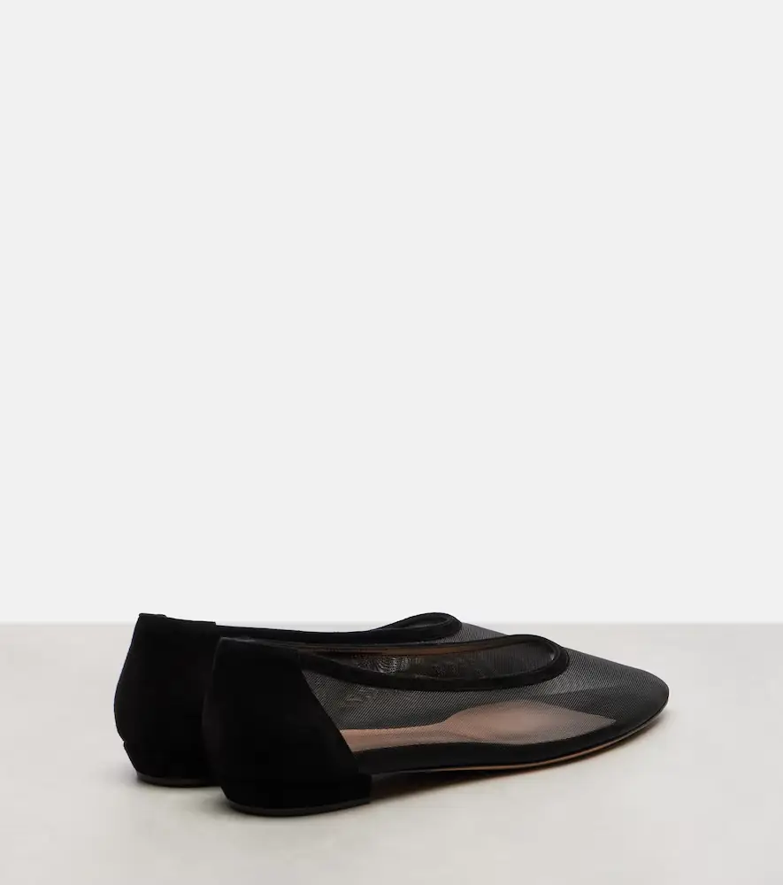 Gianvito Rossi Sheer organza ballet flats | Thumbnail 2 Gianvito Rossi Sheer organza ballet flats | Thumbnail 2