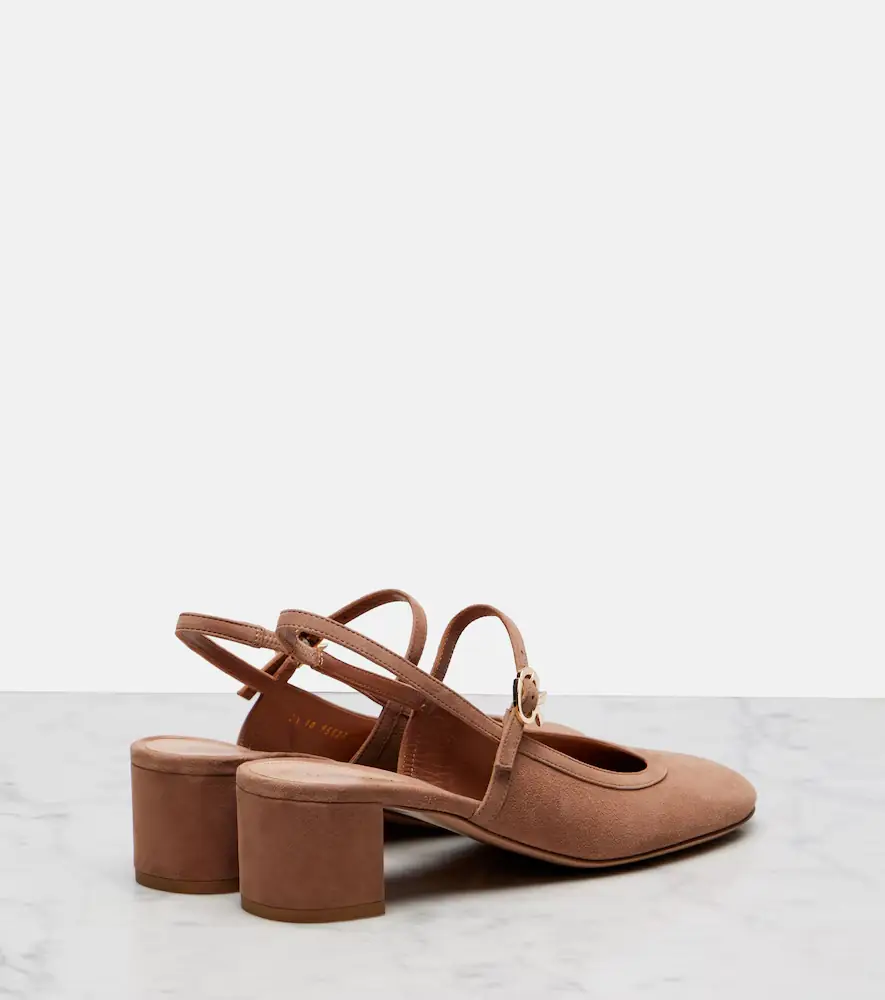 Gianvito Rossi 45 suede slingback pumps | Thumbnail 3