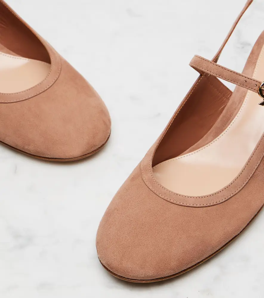 Gianvito Rossi 45 suede slingback pumps | Thumbnail 4